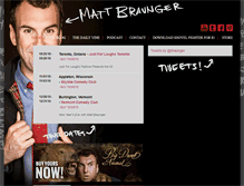 Tablet Screenshot of mattbraunger.com